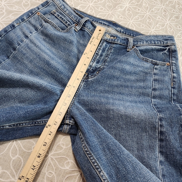 High Rise Barrel Leg Jeans Size 14 Horseshoe, Balloon or  Wishbone Jeans - Picture 11 of 14